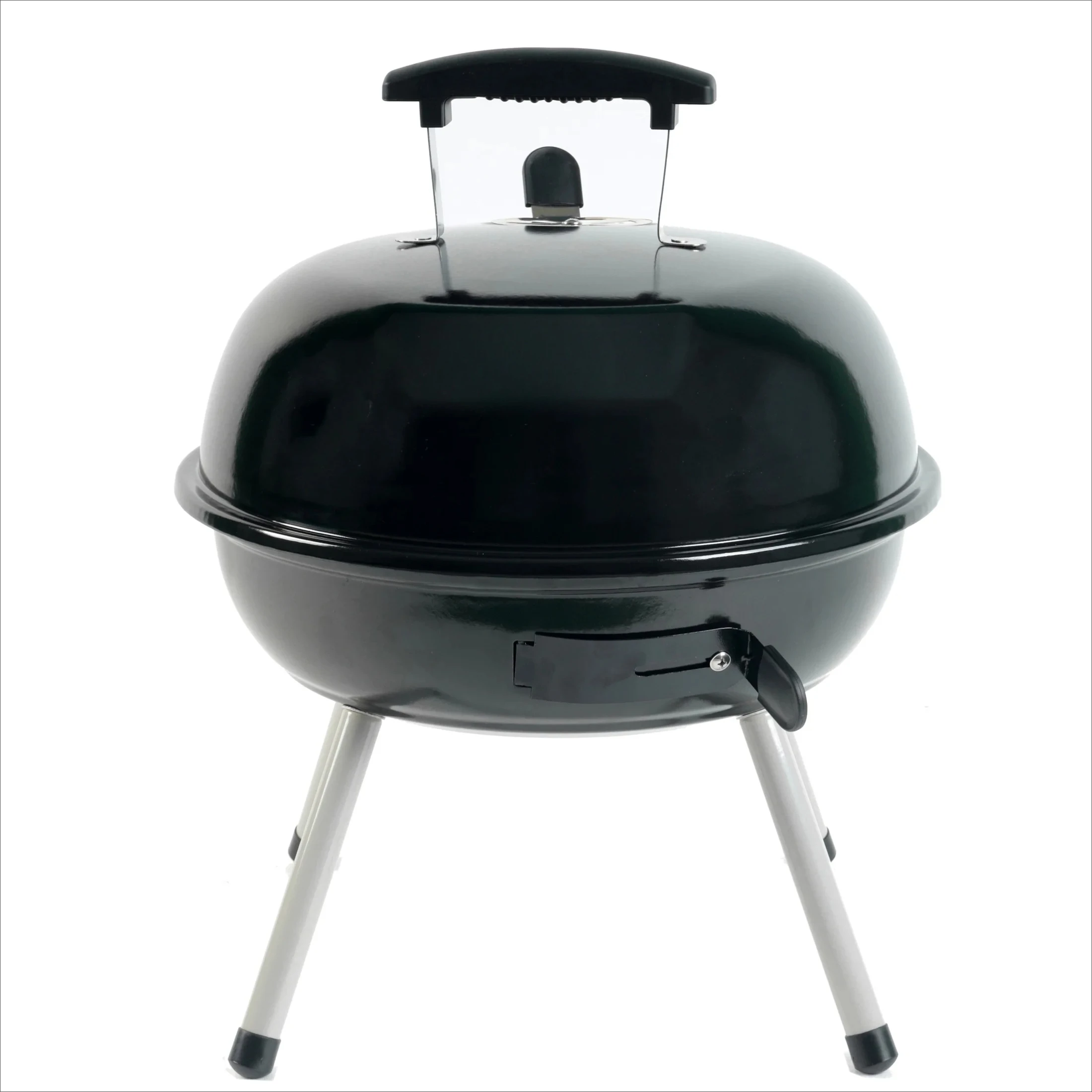 14.5 in Portable Charcoal Grill, Black