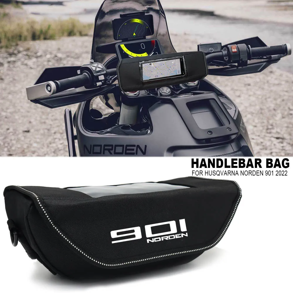 Bolsa de almacenamiento para manillar de motocicleta, bolsa impermeable y a prueba de polvo para Husqvarna Norden 901 Norden901 2022