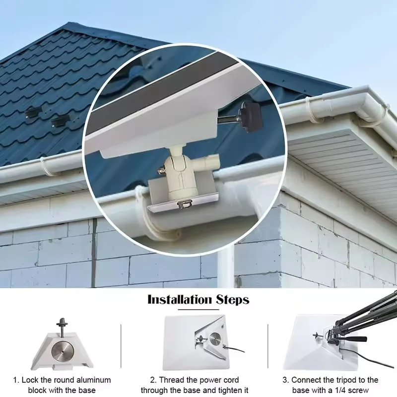 ل Starlink Mini 2024 سبائك الألومنيوم ترايبود محول تركيب 1/4 "~ 20 الخيوط متوافق مع أحجام ترايبود الأكثر شائعة