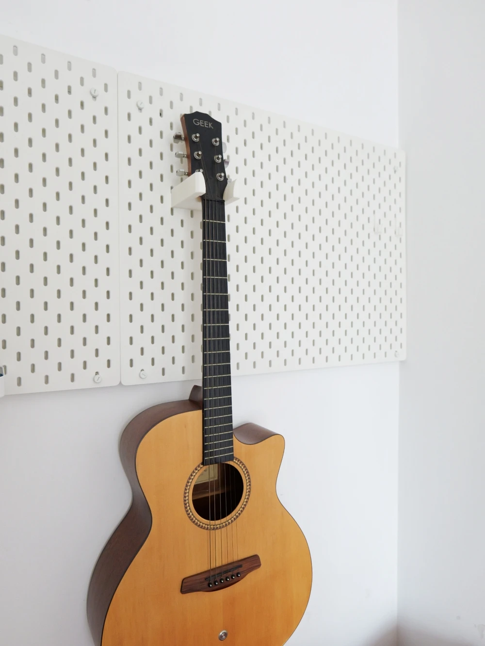 Suitable for Ikea Skadis Pegboard Accessories Acoustic Guitar Holder