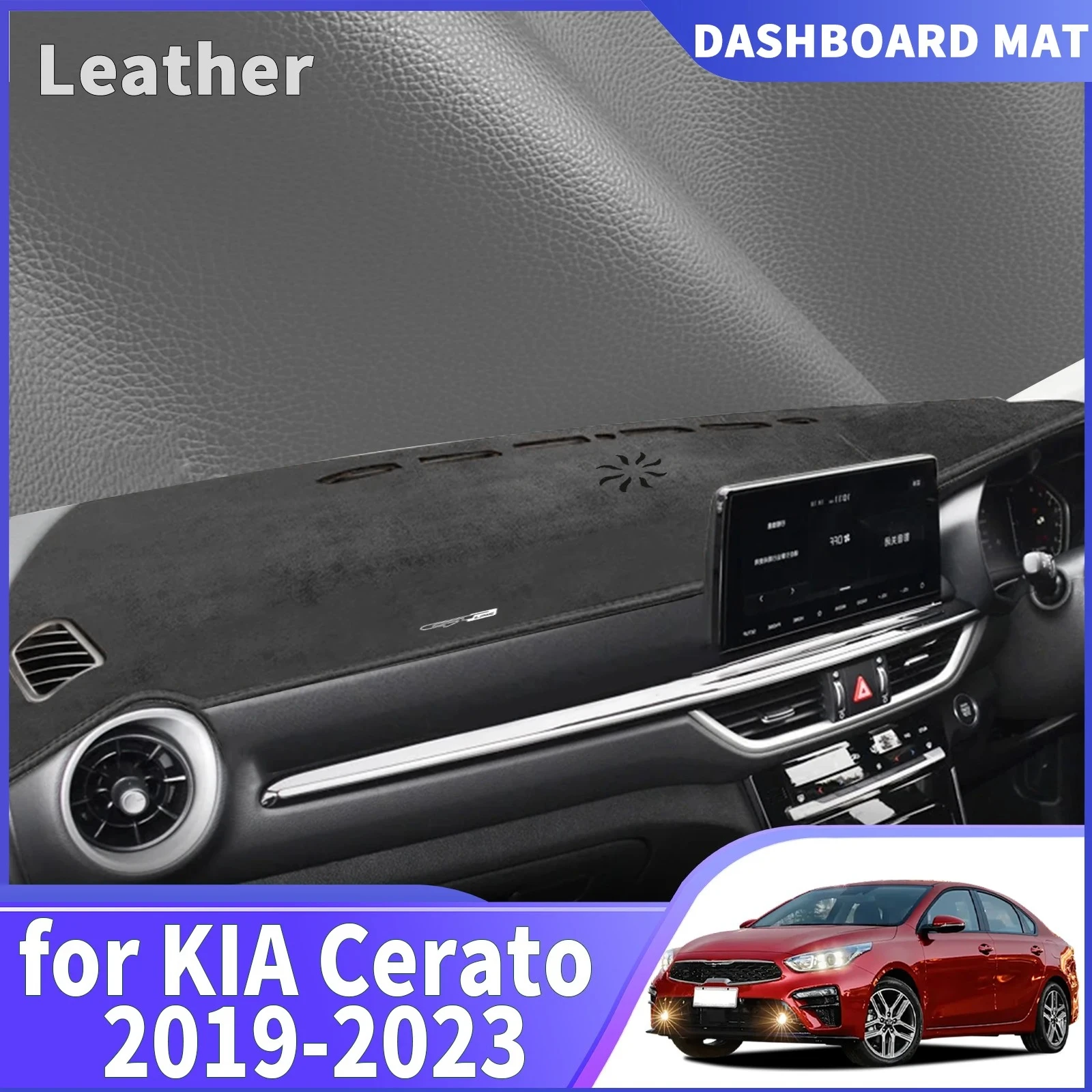 

fit for KIA Cerato 2019 2020 2021 2022 2023 Car Accessories Dashmat Dashboard Cover Pad DashMat Sunshade Protective Carpet
