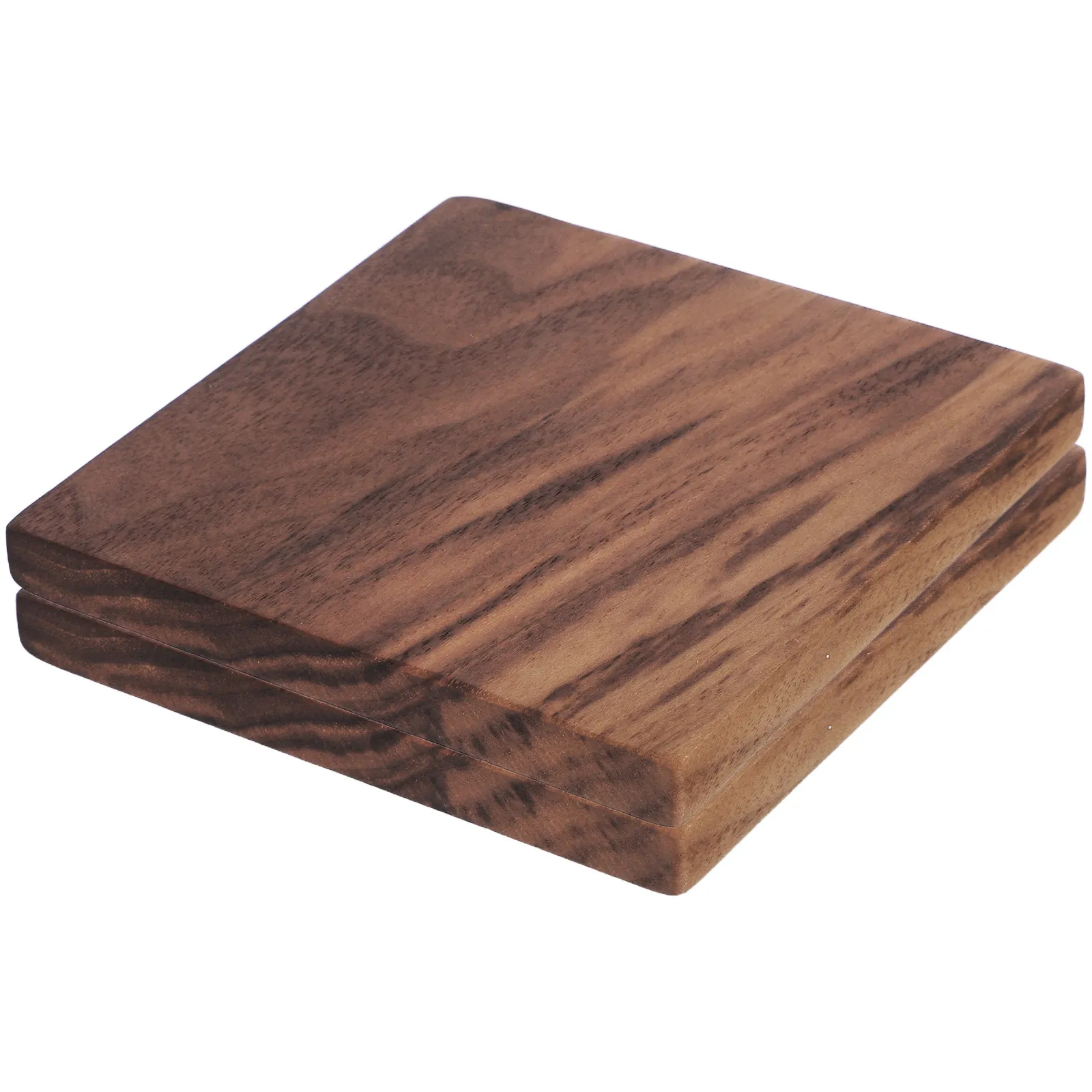 2Pcs Walnut Wood Planks Natural Hardwood Boards 10x10cm Thick for DIY Crafts Table Tops Furniture Projects Wood Lumber Sheets