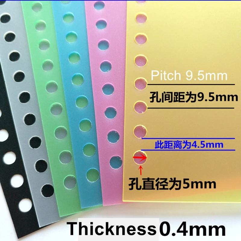 10 TEILE/LOS ReadStar A4 B5 A5 30/26/20 Löcher 9,5mm Pitch Matte PVC Lose Blatt Gesicht Bindung Abdeckung Farbe kunststoff Buch Abdeckung Gesicht – Detail 3