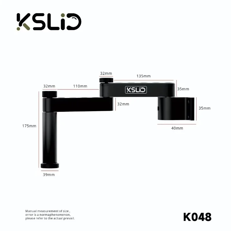 

KSLID K048 Microscope Swing Arm Metal Universal Telescopic Folding 360° Single Arm Fixed Lifting Maintenance Inspection Bracket