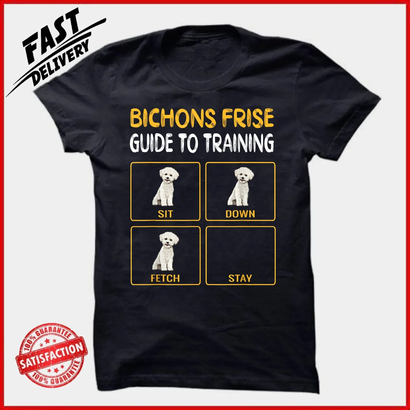 Funny Bichons Frise Guide To Training Dog Obedience Trainer Gift Unisex T-Shirt