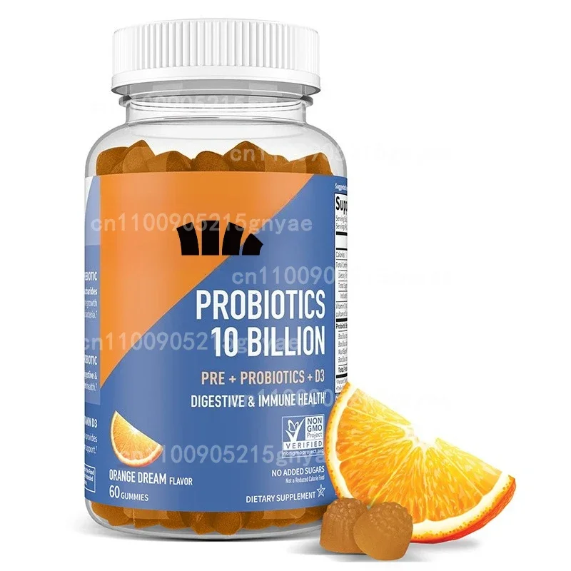 

1. Пробиотические жевательные конфеты + витамин С и фоликовая кислота — поддержка желоба, пищеварения и иммунитета — без глютена, без GMO