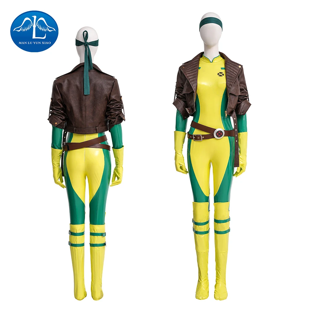 

Super Realistic Rogue Anna Marie Cosplay Jumpsuit Full Set Custom Size S-XXL Women Halloween Convention