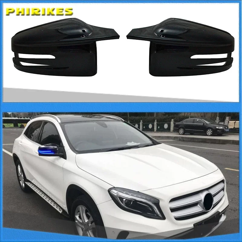 

1Set Car Reversing Mirror Housing Cover Wing Rear View Mirror Cover For Mercedes-Benz C-Class W176 W246 W204 W212 W221 CL