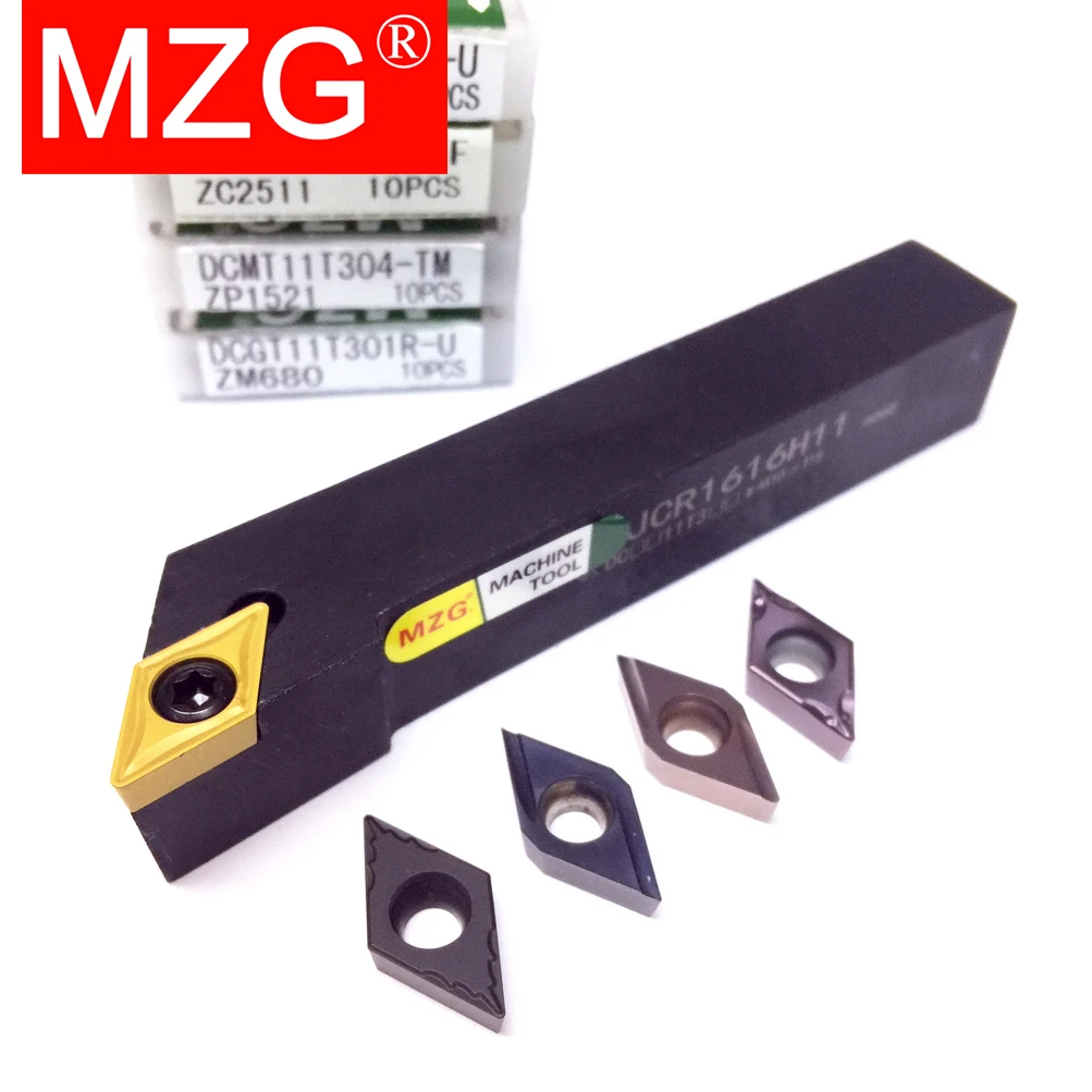 MZG SDJCR SDJCR1010H07 SDJCR1212H07 SDJCR1212H11 SDJCR1616H07 SDJCR2020K11 SDJCR2525 External Turning Tool Holder DCMT Insert