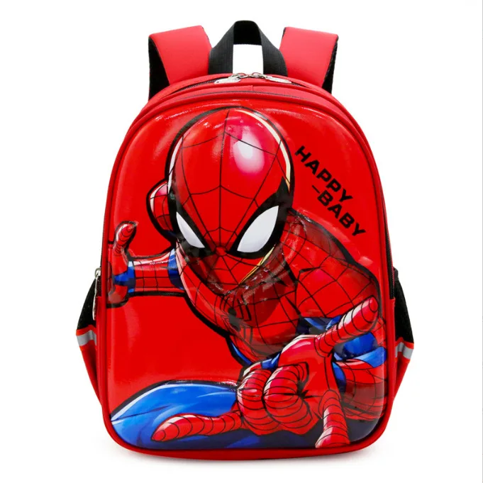 New Disney cartoon Avengers Spider-Man cars boys School Bag New Kindergarten Baby Children\'s Cute Backpack