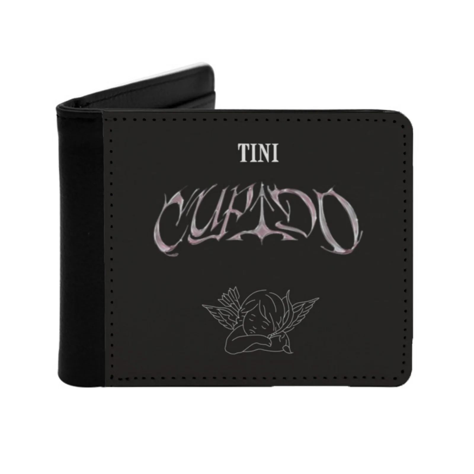 Tini Cupido Wallet For Men Pu Leather Money Purse Credit Card Wallet Gifts Tini Stoessel Cupido Personalized Print Vintage