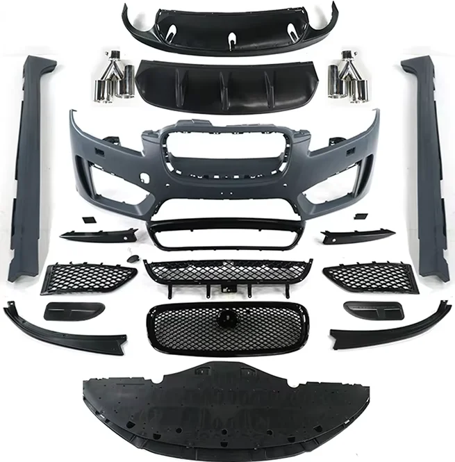 

ROVCE High Quality Cr Protector Car Body Kit for JAGUAR XF 2012 2013 2014 2015 Upgrade JAGUAR XFRS