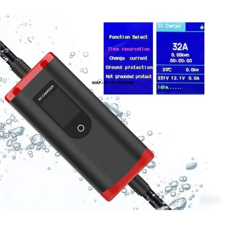 3.5kW 16A 240V Type1/J1772 Mobile AC EV Charger Level 2 Customizable IP65 Portable Electric Vehicle Charger Manufacturer