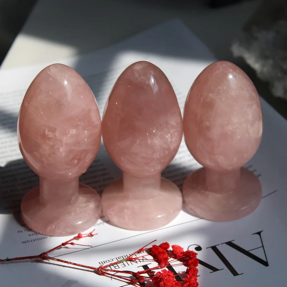 Wholesale Price Natural Rose Quartz Healing Crystal Anal Plug For Sale