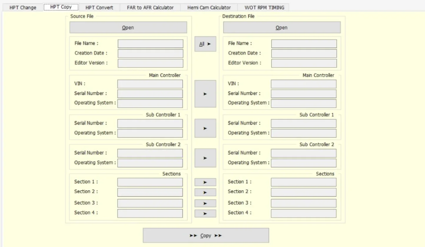 2024 BIN to HPT Converter Software HPT File Editor 2.5 for HP Tuners .BIN File Editing .HPT Raw Edit Unlock Tuner