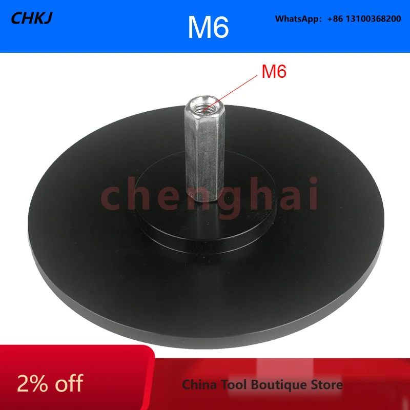 Black Suction Cup Adapter with M6/M8/M10/3XLR Connector for Telescopic Linear Actuator Reciprocating Device Attachments Parts