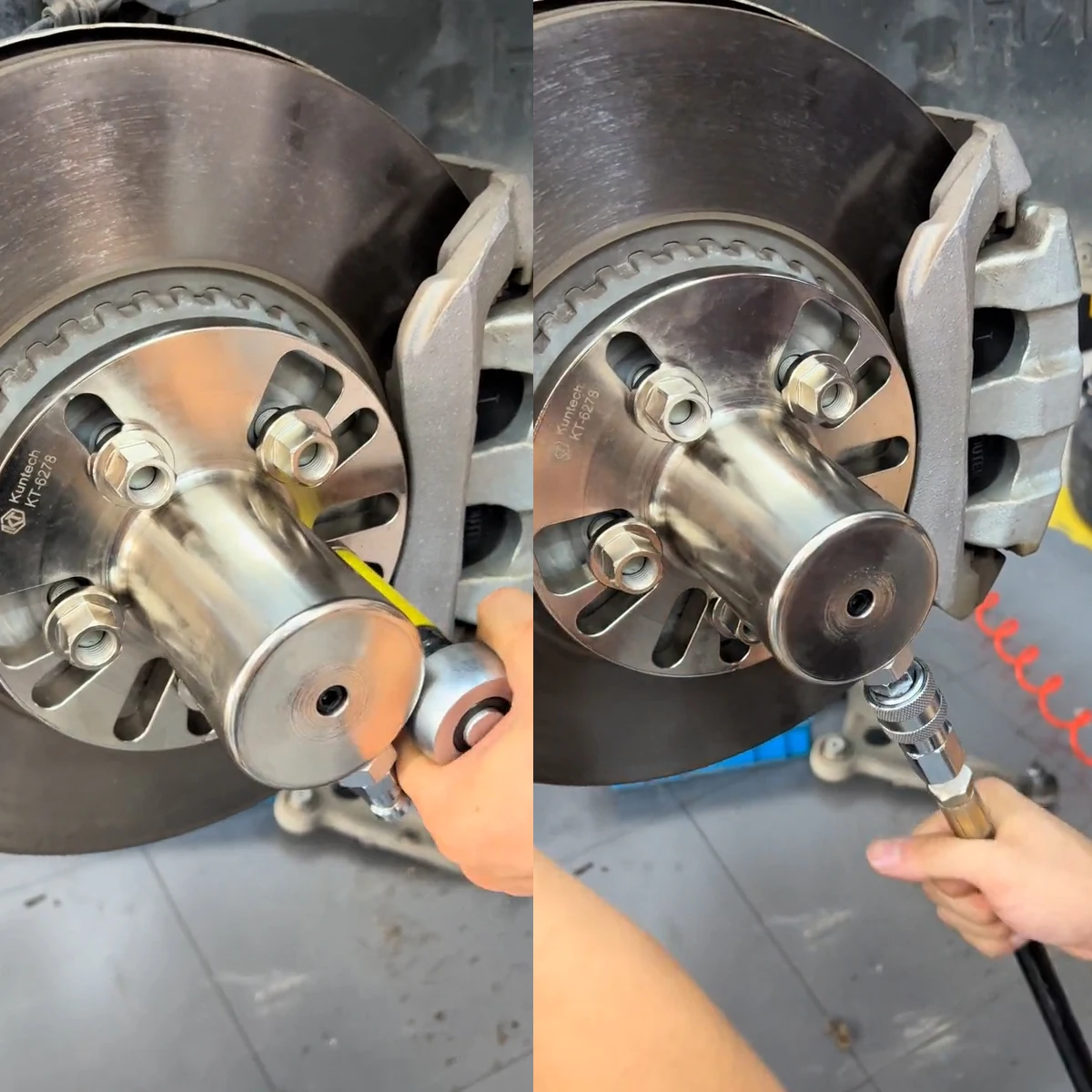 Tlf universal interno cv joint extrator eixo da roda dianteira meio eixo kit de ferramentas desmontagem do cubo hidráulico metade sh