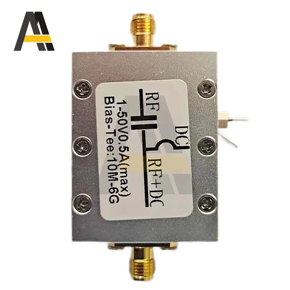 10Mhz-6Ghz Bias Tee Frequency for HAM radio RTL SDR LNA Low Noise Amplifier DC 1-50V with case