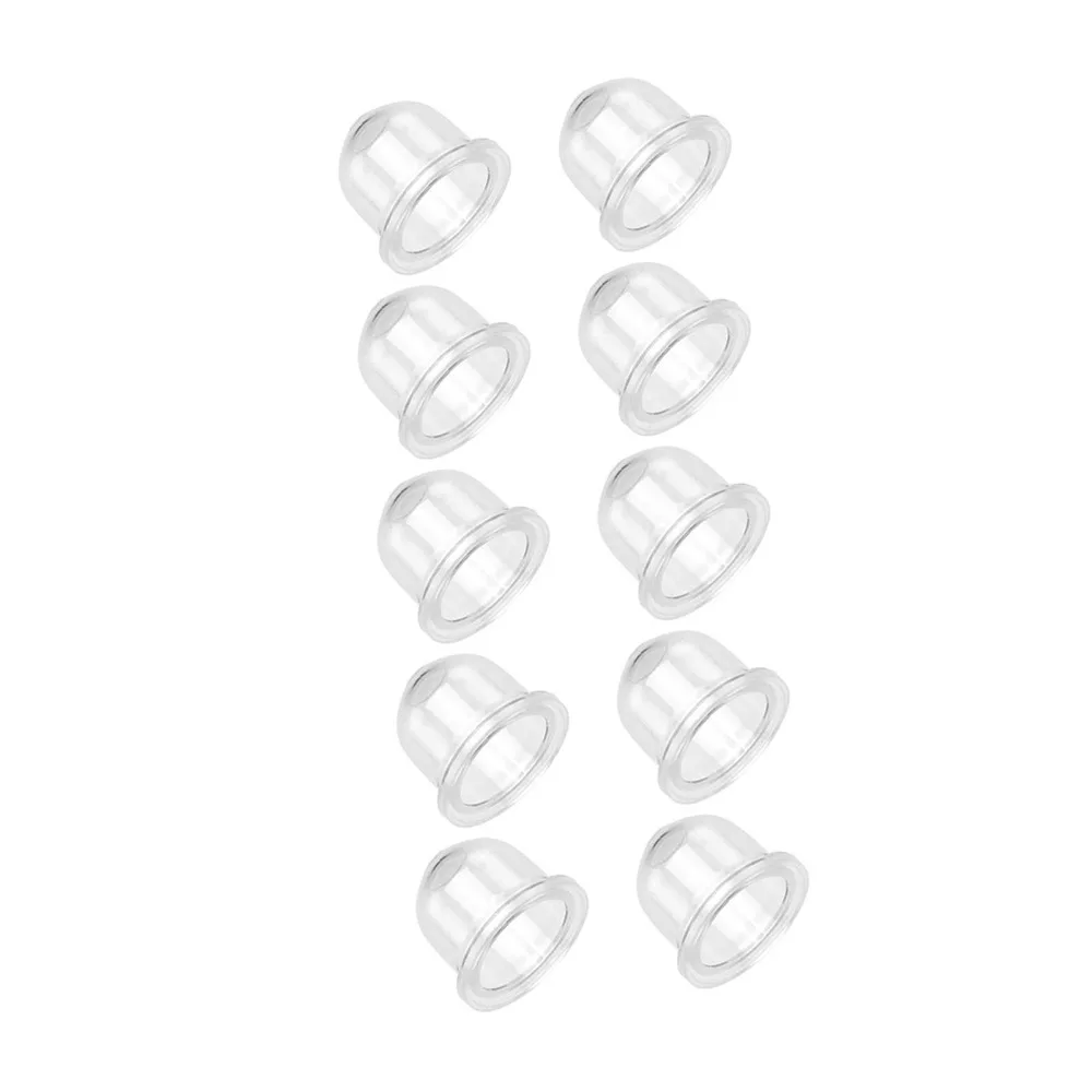20PCS Plastic Carburetor Primer Bulb Universal Compact Fuel Pump Bulb White for Homelite Echo Stihl Ryobi Poulan Zama Weedeater