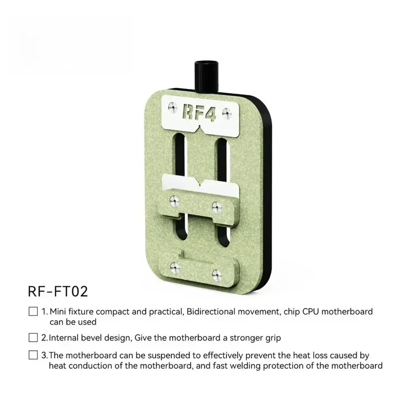 RF4 RF-FT02 تركيبات صغيرة المشبك PCB رقاقة إصلاح أداة لحام لإصلاح رقاقة الهاتف المحمول اللوحة الأم