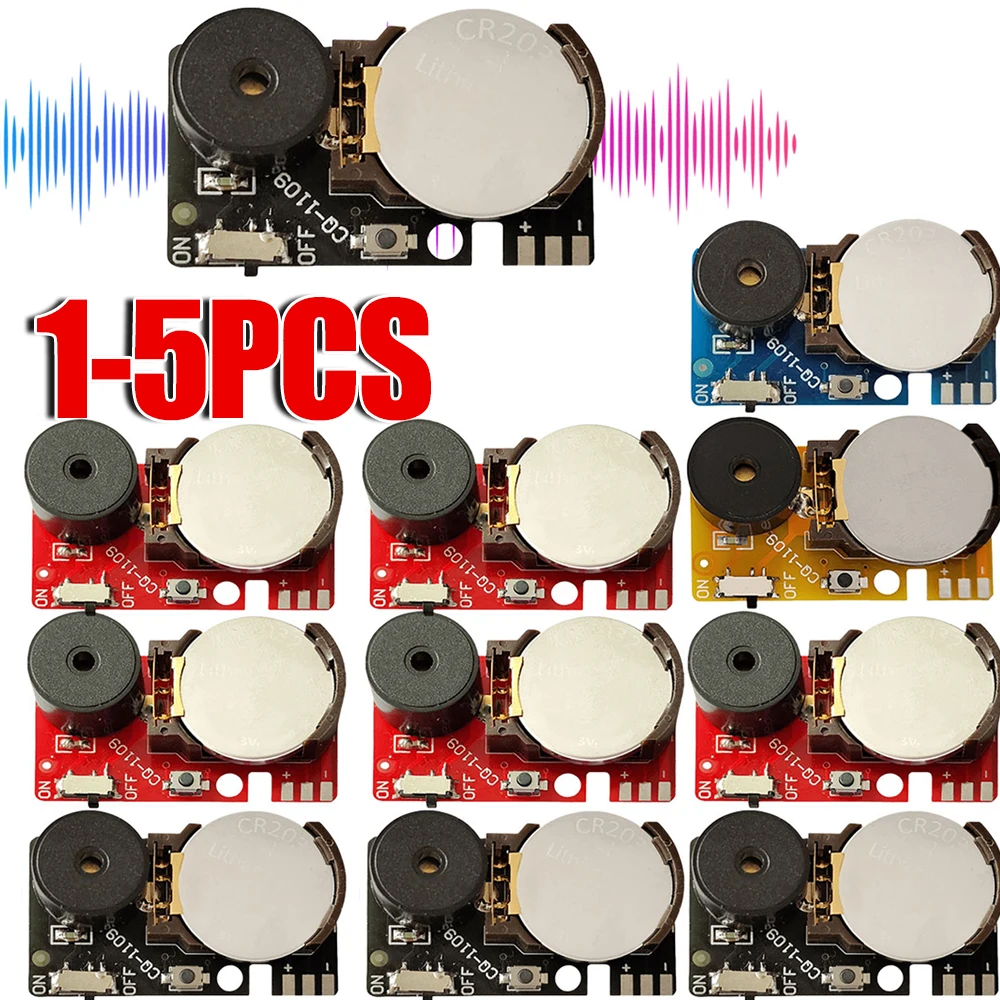 1-5pcs Cricket Noise Maker Prank Annoying Noise Maker Annoying PCB Beeping Hidden Prank Sounds Intervals Noise Party Supplies