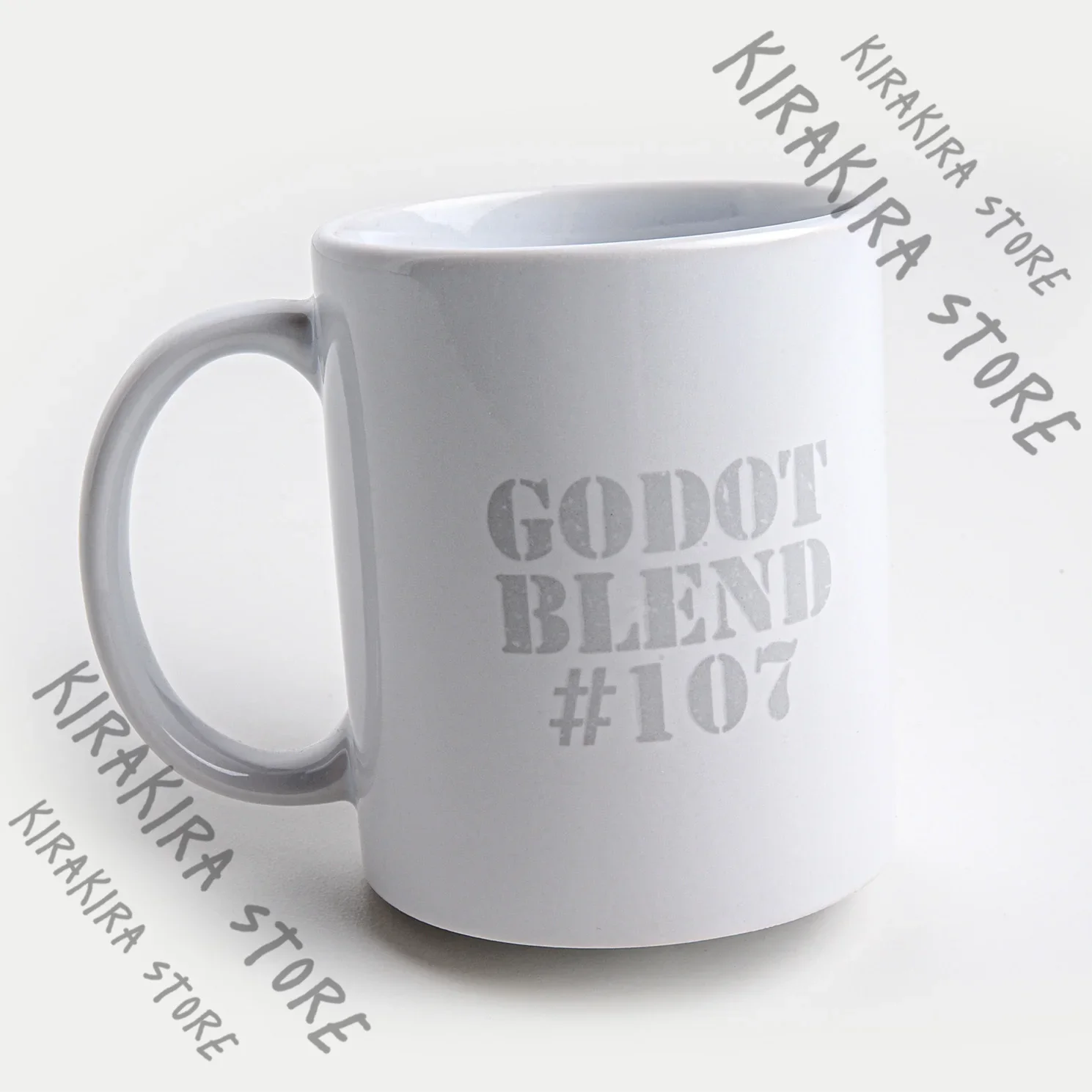 Souryuu Kaminogi Godot Ace المحامي علامة السيراميك كأس لعبة المنتجات الأصلية الرسمية أنيمي تأثيري الكرتون فناجين القهوة عيد الميلاد