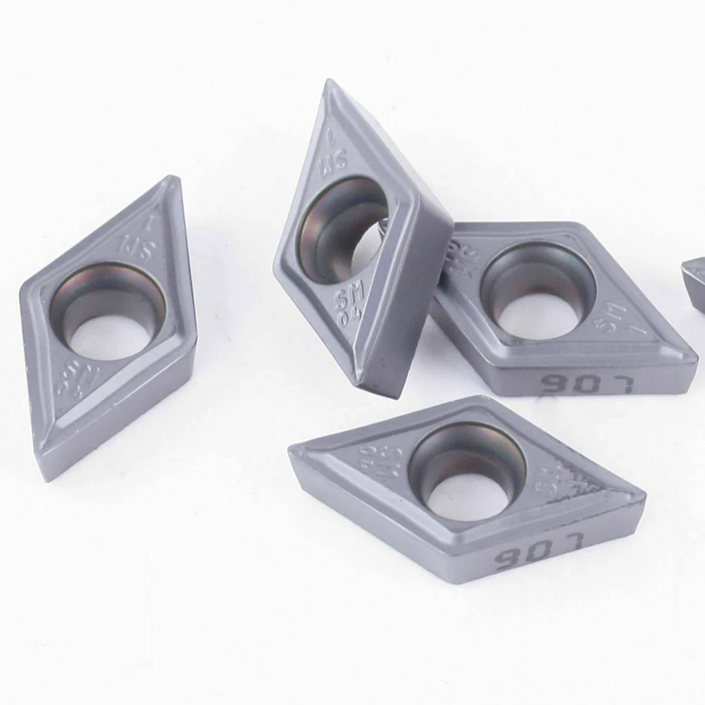 10pcs DCMT11T304-SM IC907 Carbide Turning Inserts For Internal Lathes Machining Metalworking CNC Tool Holder Accessories