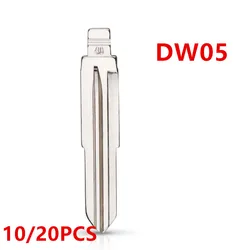 20pcs DW05 #40 Universal Metal car key blade for Keydiy KD Xhorse VVDI Uncut Blank Flip Remote blade for Chevrolet