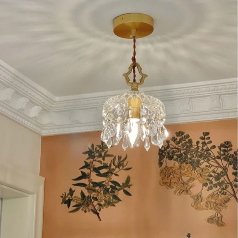 Nordic Original Glass Pendant Lights for Bedroom Spiral Staircase Ambiance Ceiling Chandeliers