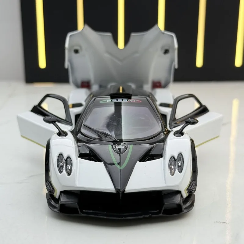 Simulation 1/32 Pagani Zonda R Super Sport Car Model Diecast Metal Miniature Voiture Collection Home Decor Boy Gift Toy Car