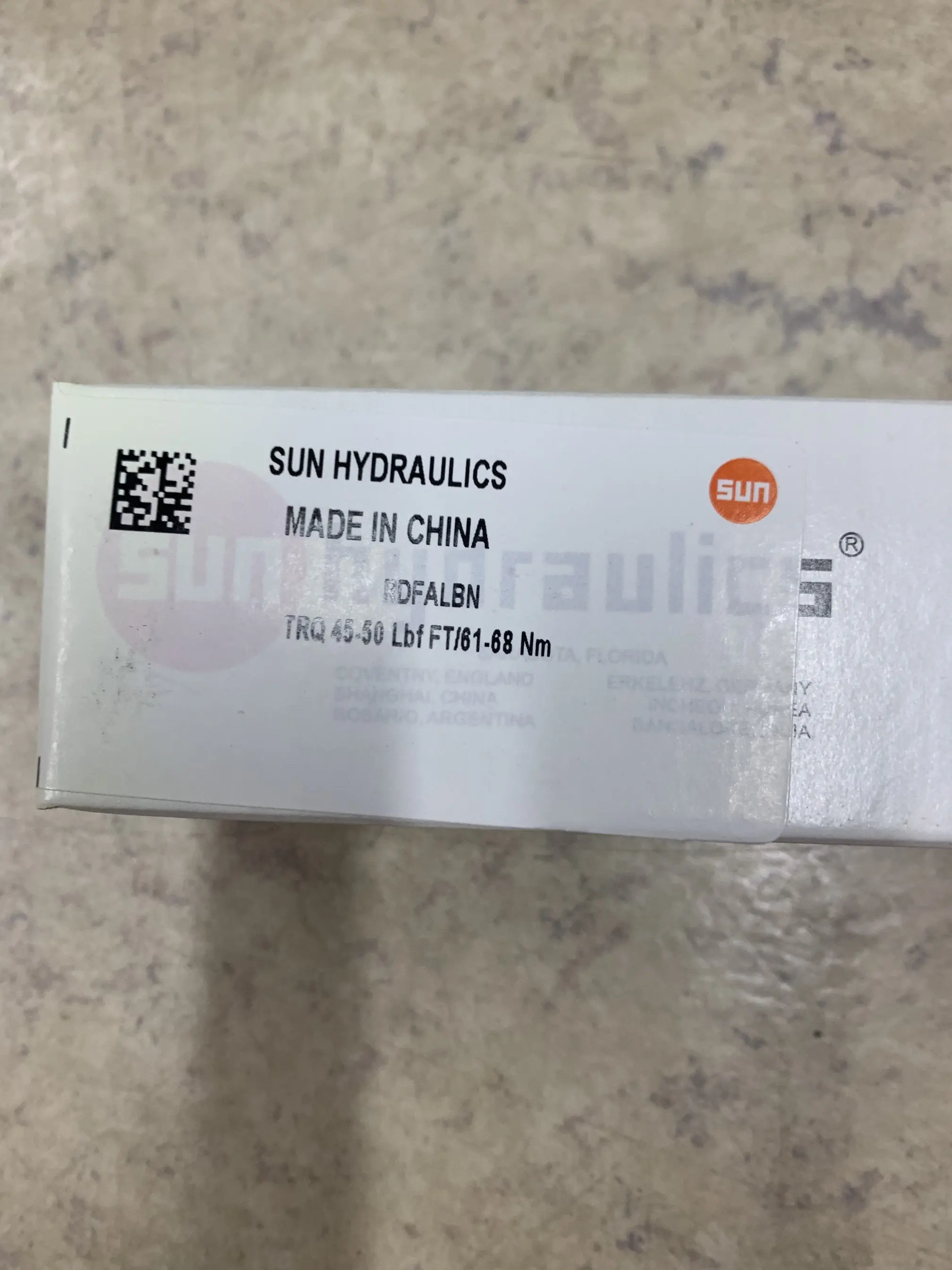 RDFALBN RDFA-LBN RDFA LBN SUN HYDRAULCIS Origin Direct-acting relief valve in stock competitive genuine original