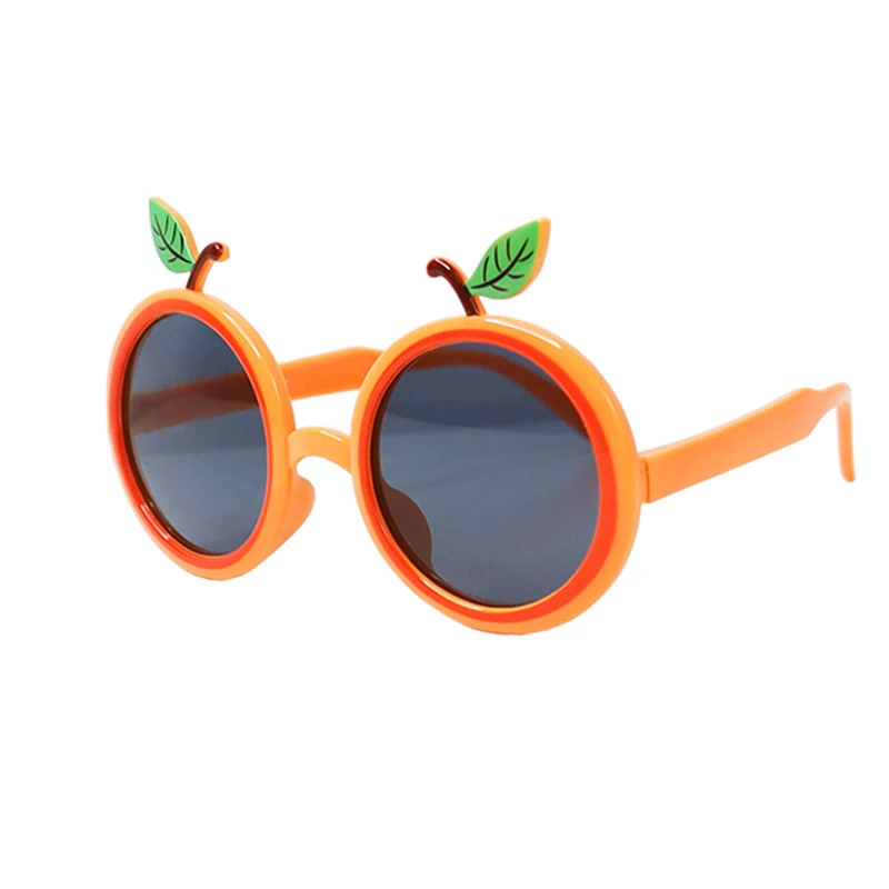 Gafas con forma de naranja para piezas, lentes coloridas y divertidas de estilo playero Hawaiano, suministros para fiesta de cumpleaños, 1 unidad