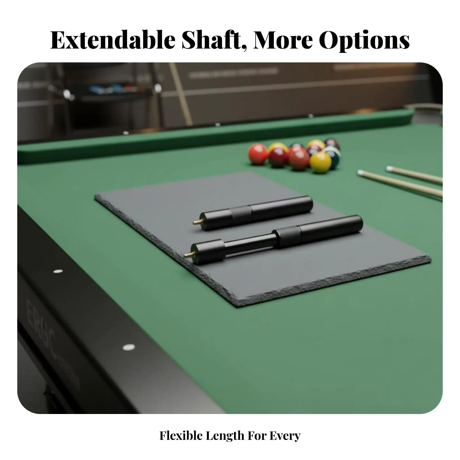 

Удлинитель для снукерного кия, телескопический, раздвижной