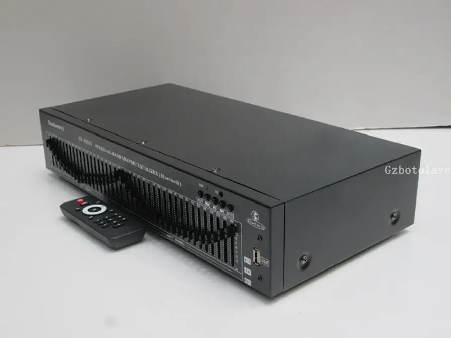 إصدار هندسي عالي الجودة عن بعد 40 نطاق ستيريو EQ بلوتوث USB احترافي منزلي KTV معادل مزدوج 20 نطاق