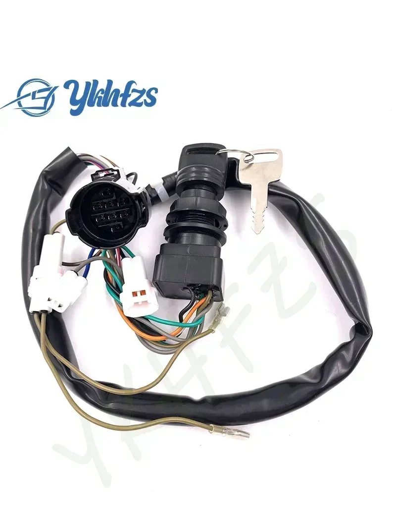 37110-93J00 Boat Ignition Key Switch Assy for Suzuki 4 Stroke DF 9.9 - 250 HP Outboard Motor Control Box 37110-93J01 37110-93J02