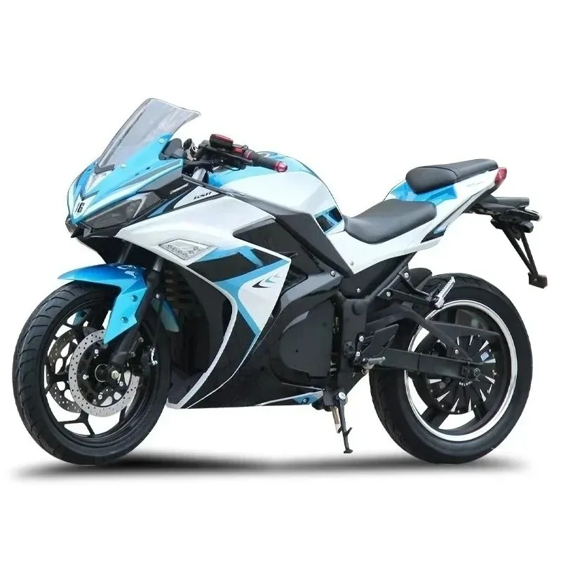High Speed Street Legal Long Range Dp Heavy Duty Motorcycle 5000w 8000w 10000w Adult Electric Racing Motorcycle