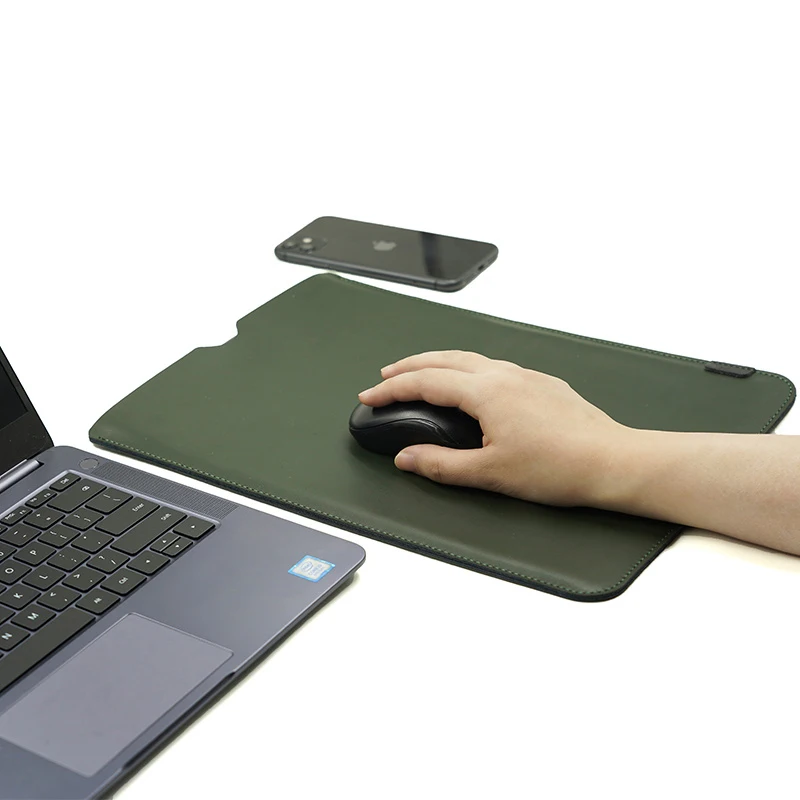 Arrival selling ultra-thin super slim sleeve pouch cover,Genuine leather laptop sleeve case for HP SPECTRE & Envy X360 13.3/15.6