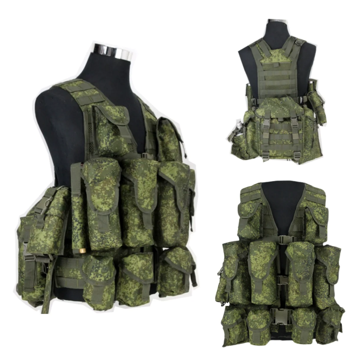 Tactical 6sh117 Combat Vest Body Armor EMR Little Green Man Full Sets Camouflage MOLLE Vests Outdoor Hunting Accessories