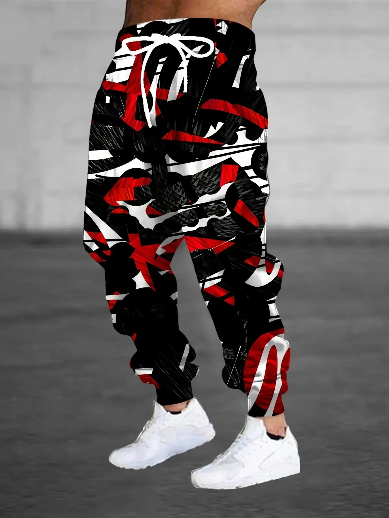 Neuheiten: Jogginghose mit Marmor-Fluid-Swirl-3D-Druck, Unisex, lässige Trainingshose, Hose für den täglichen Spaziergang und urbanen Lifestyle – Detail 9
