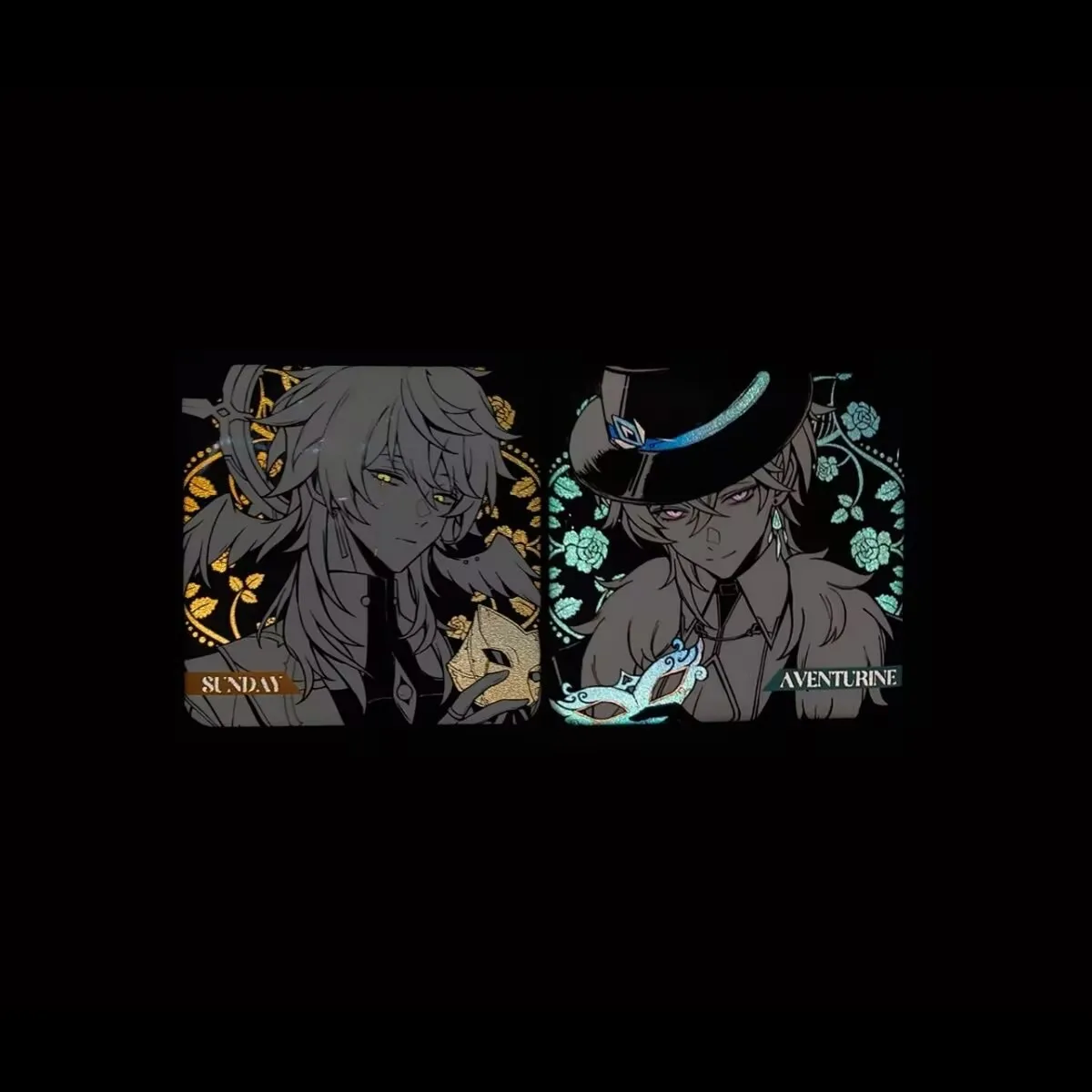 "Collapsed Star Sky Railway" عبارة عن حقيبة ألم جميلة من الذهب الرملي في الأحد مصنوعة من شريط مربع حول فن المعجبين