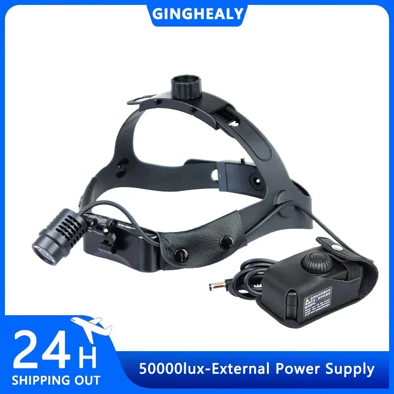 

Налобный светодиодный фонарь Ginghealy 3W/5W с регулируемой яркостью и сфокусированным лучом, 4 часа работы от аккумулятора, быстрое рассеивание тепла