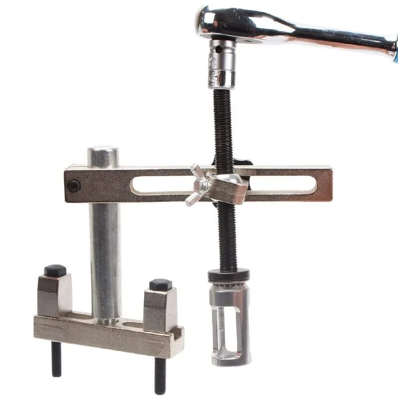 Cylinder Head Service Set Tool Kit Valve Spring Compressor Removal Installer Replacement valve oil seal tool