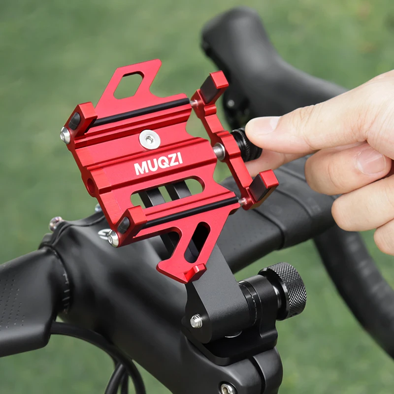 MUQZI Bike Phone Holder Universal Headset Stem Top Cap Smartphone Mount Holder 360° Rotatable for 4.5-7.0\