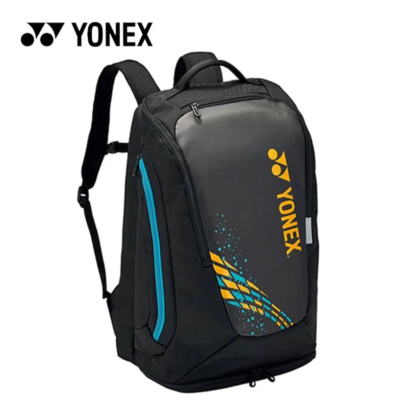 YONEX Tennis Racket Bag Unisex Backpack Shoulders Large Capacity High Quality Water Proof Outdoor Casual Sports Badminton Bags