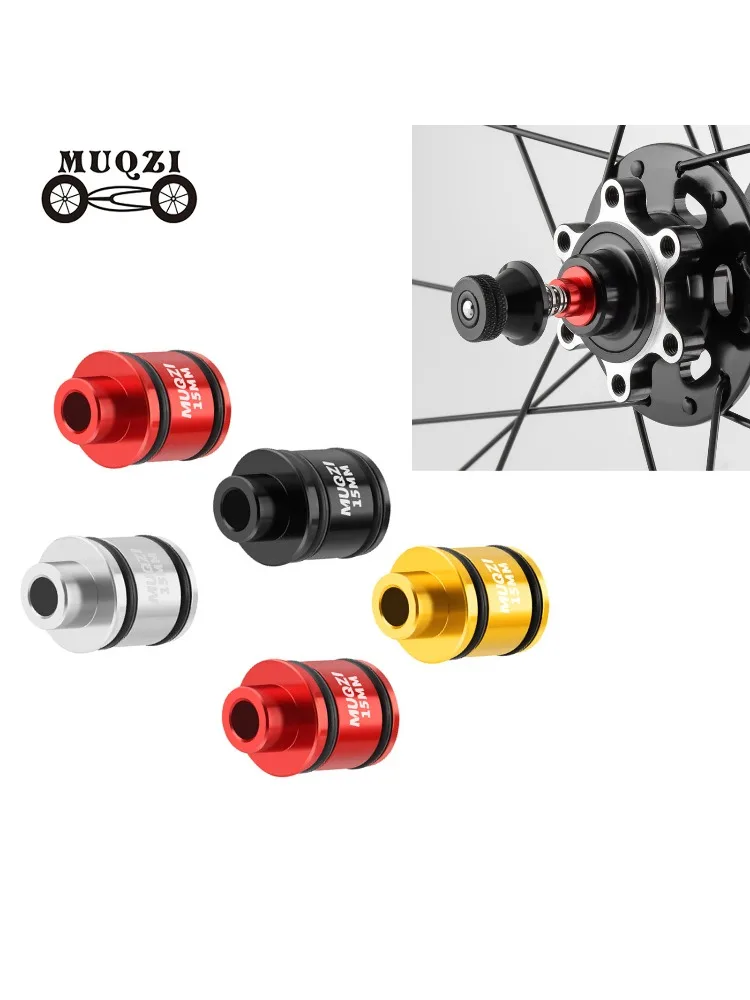 AliExpress NONE MUQZI Bike Hub Thru Axle Conversion QR Adapter Bike Thru Axle to Quick Release Adapter 15/12mm to 9mm Conversion for Bike Wheels
