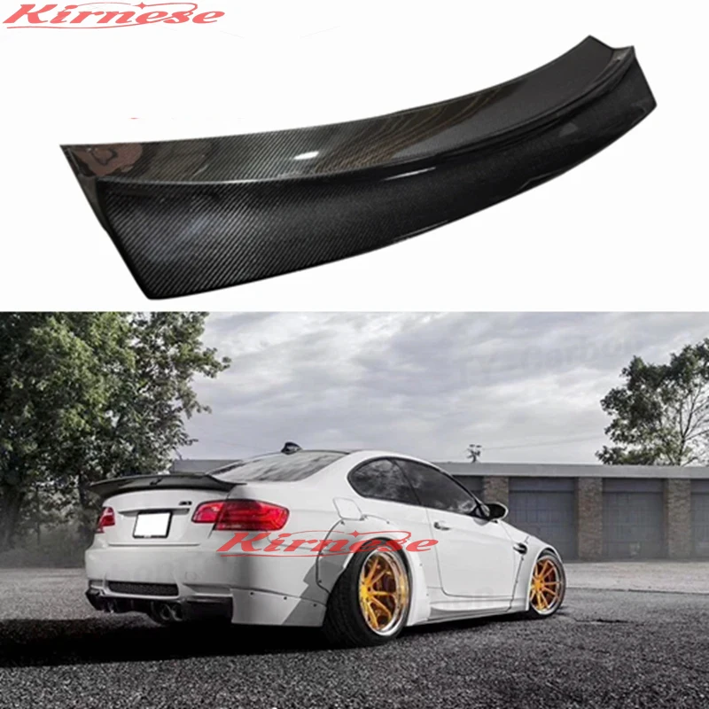 

Carbon fiber Rear Trunk Lid Spoiler Wing for BMW 3 Series E92 Coupe328i 335i M3 2006-2012 Trunk Racing Spoiler Wing Lip LB Style