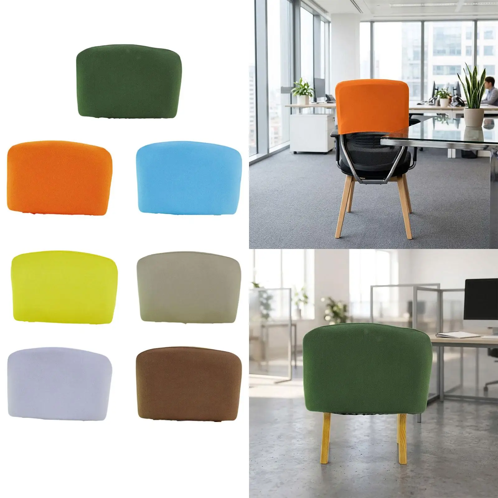 Office Chair Cover Protector Decorative Protection Stylish Computer Chair Slipcover for Banquet Game Room Home Wedding Party