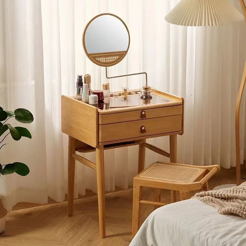 

Japanese Dresser Small Bedroom Mini Dressing Table 60cm Small Apartment Very Narrow Dressing Table Ins Bedside Storage