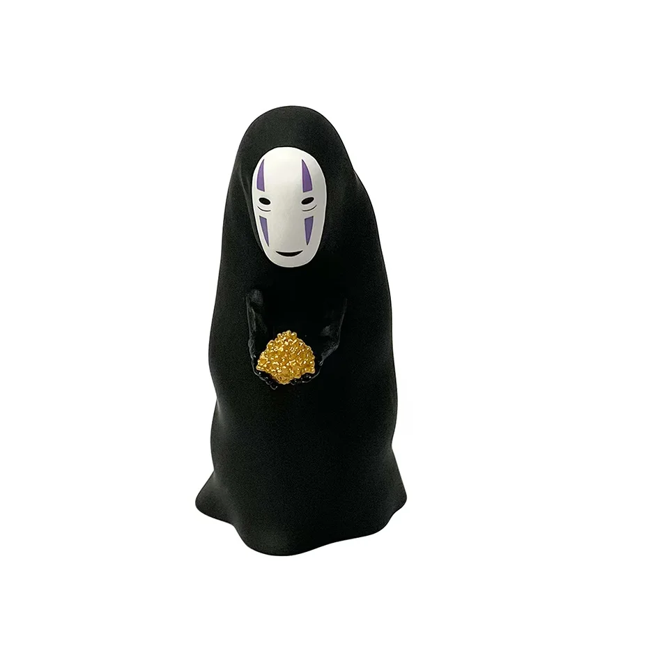 Anime Spirited Away Charakter PVC-Actionfiguren-Set Gesichtsloser Mann Hayao Miyazaki Charakterfigur Spielzeug Kindergeburtstagsgeschenk