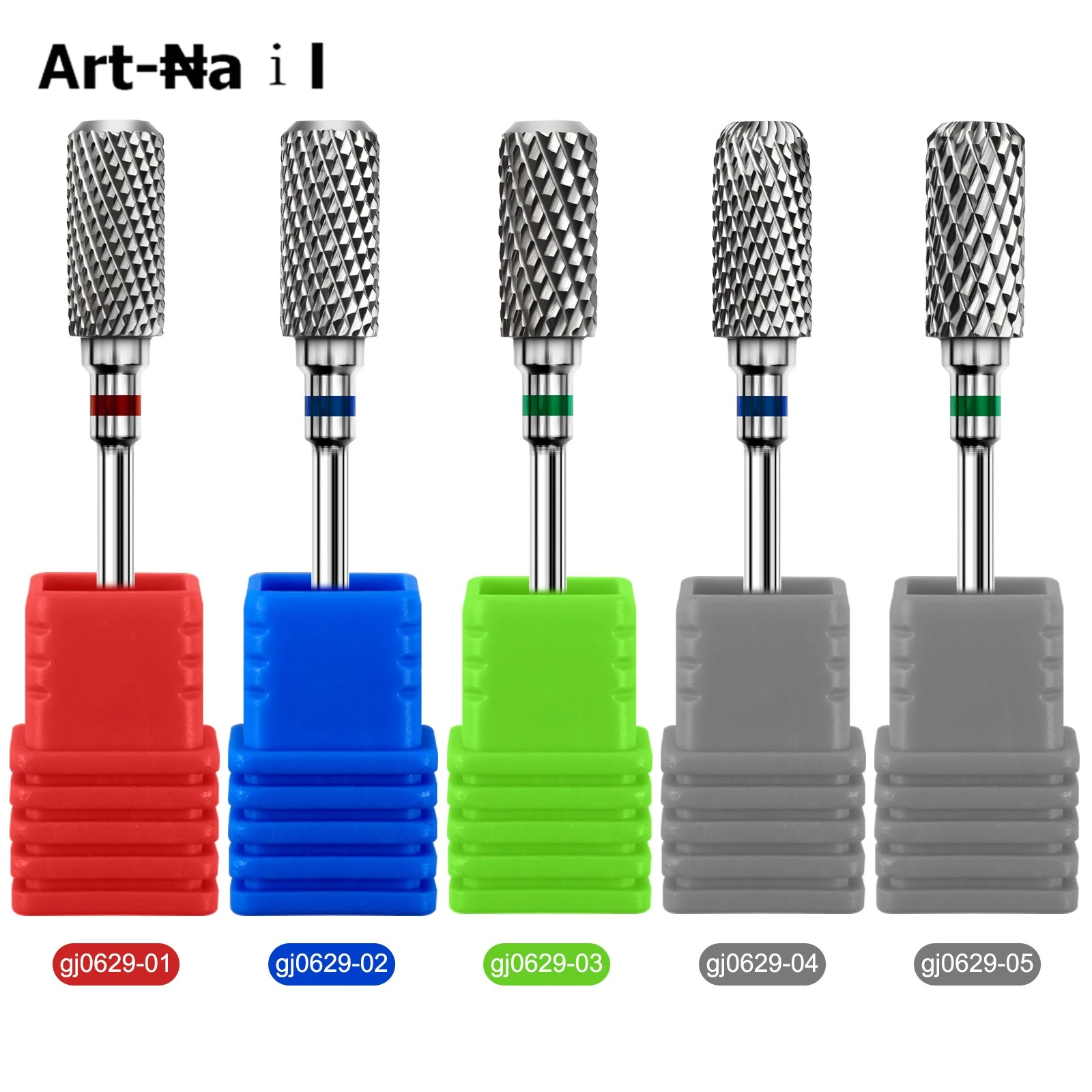 Brocas de carburo de tungsteno para uñas, accesorio de taladro eléctrico para uñas, fresas, eliminador de esmalte de Gel de piel muerta, herramientas de manicura, 1 Uds.